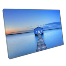 Carica immagine nel visualizzatore della galleria, Sunrise Over Matilda Bay Boathouse Swan River Perth Western Australia Wall Art Print On Canvas Picture For Home Office Decor
