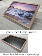 Cargue la imagen en el visor de la galería, Purple &amp; Blue sunset over Forth Road Bridge Firth of Forth River Wall Art Print Framed Picture print
