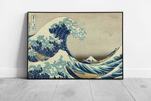 Laad de afbeelding in galerijviewer, Katsushika Hokusai The Great Wave off Kanagawa Wall Art Print on Paper Framed Picture print

