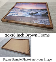 Cargue la imagen en el visor de la galería, Purple &amp; Blue sunset over Forth Road Bridge Firth of Forth River Wall Art Print Framed Picture print
