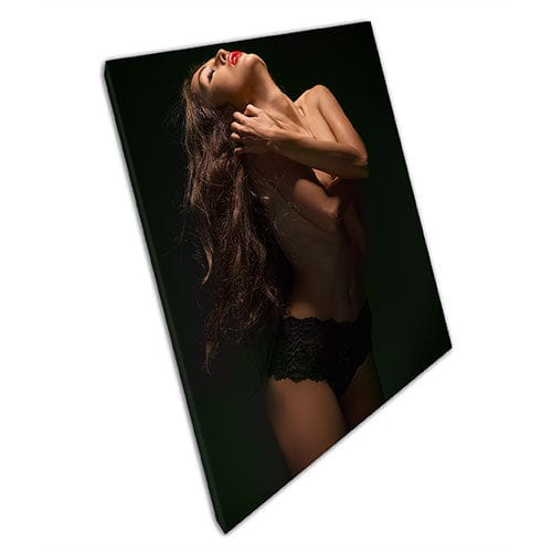 Print on Canvas sensual topless woman Ready to Hang canvas Wall Art Print Mounted Canvas print