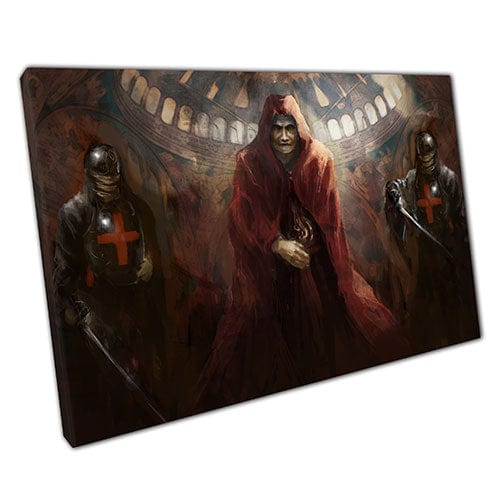 Print on Canvas Warrior Knights Ready to Hang canvas Wall Art Print Mounted Canvas print
