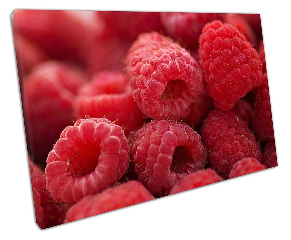 Print on Canvas Raspberries Canvas Wall Art Ready To Hang Print Mounted Canvas print