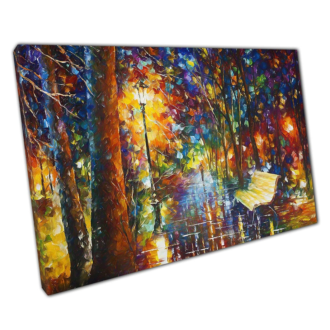 Parklife night painting Print by Leonid Afremov Canvas Wall Art print on canvas Picture for Home Office Decor