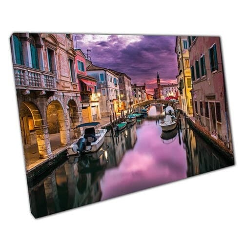 Print on Canvas Venice Italy Ready to Hang Wall Art Print Mounted Canvas print