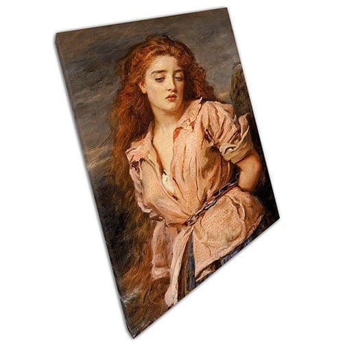 Canvas Print John Everett Millais the martyr of the solwa Reproduction Wall Art Print On Canvas Mounted Canvas print