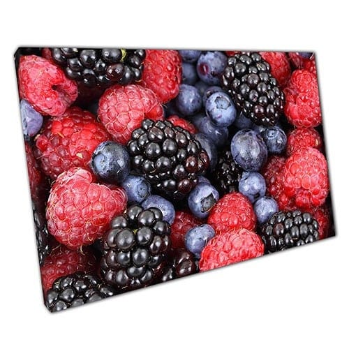 Print on Canvas Fruit Berries Ready to Hang Canvas Wall Art Print Mounted Canvas print