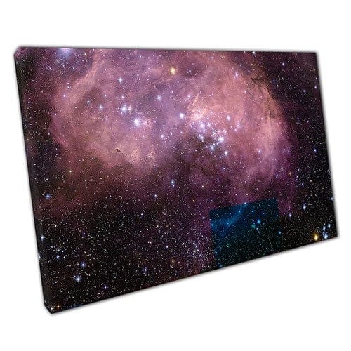 Huge star formation Large Magellanic Cloud Space Wall Art Print On Canvas Mounted Canvas print
