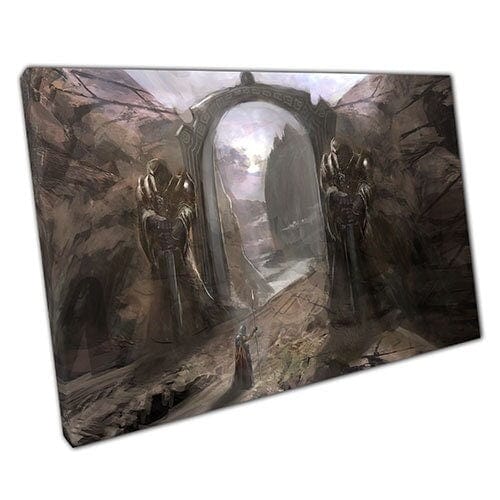 Print on Canvas Warrior Gates Ready to Hang canvas Wall Art Print Mounted Canvas print