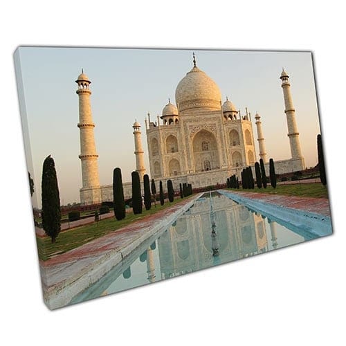 Print on Canvas Taj Mahal India Ready to Hang canvas Wall Art Print Mounted Canvas print