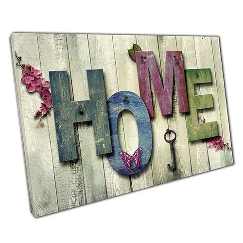 Print on Canvas Home Sign Ready to Hang canvas Wall Art Print Mounted Canvas print