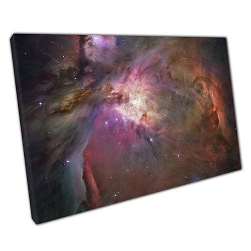 Print on Canvas Orion Nebula Space Wall Art Print On Canvas Mounted Canvas print Ready to Hang